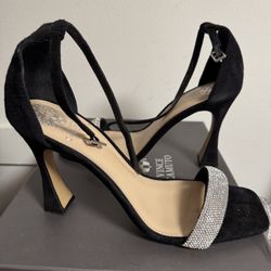 Vince Camuto Women's Relasha Embellished Sandal Heeled Size 9.5M
