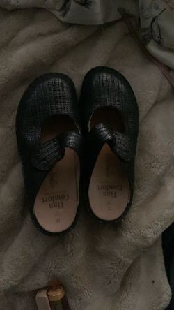Unworn Finn Comfort sparkle tweed Mules