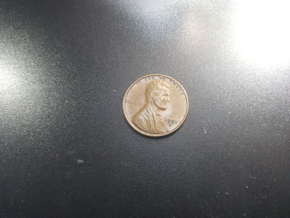 1951s Lincoln Wheat Penny 