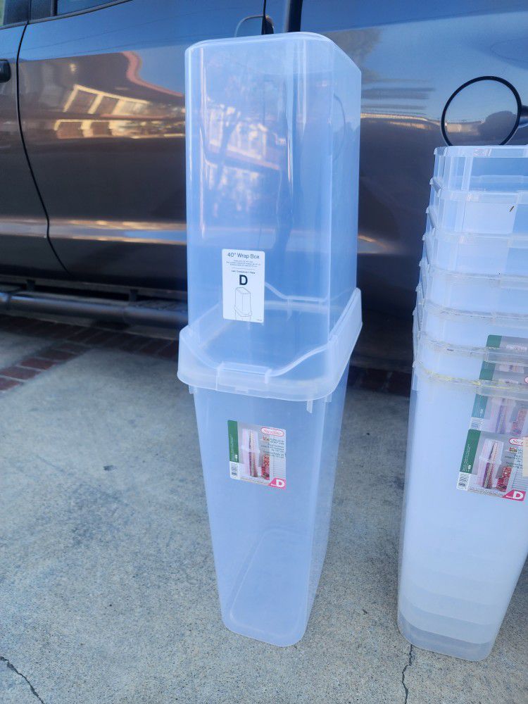Sterilite 40 Wrap Box Storage Container for Sale in Los Angeles, CA -  OfferUp