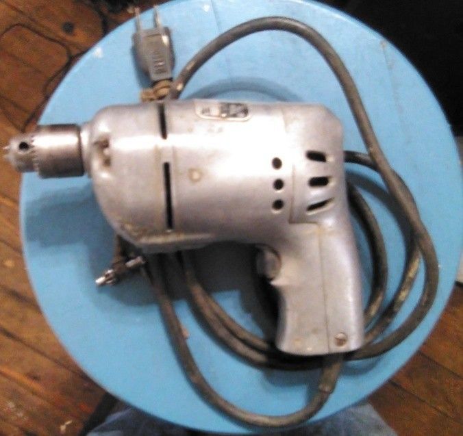 A 1950s Black & Decker 1 1/4 deluxe utility drill