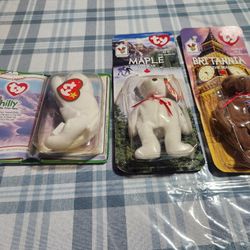 3 ...NICE..NEW...TY BEANIE BABIES...