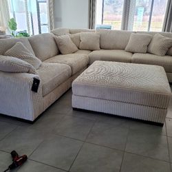 New Big 5 Pc Lindyn Sectional Sofa Set 