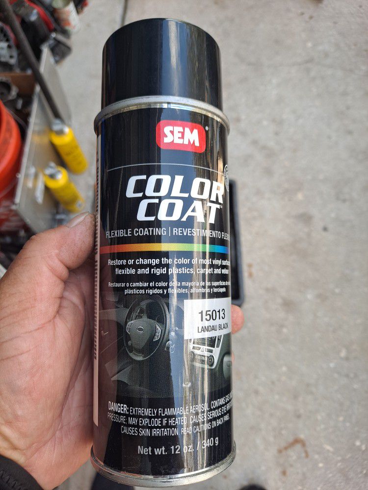 SEM- COLOR COAT 15013 interior Car Paint 4 New, 4 Opened Spray Paint. 