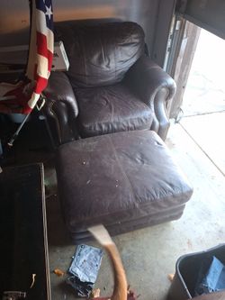 Chair With Foot Stool