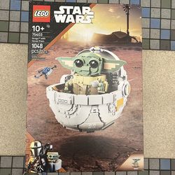 Lego Star Wars Grogu with Hover Pram