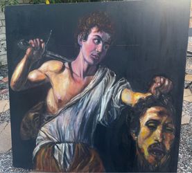 Caravaggio replica  David with the head of Goliath