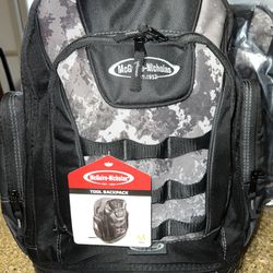 24-Pocket Tool Backpack With Mold Hard shell Base
