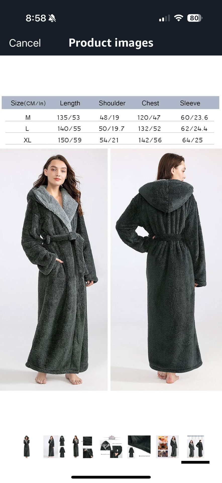 Robe As New Condition