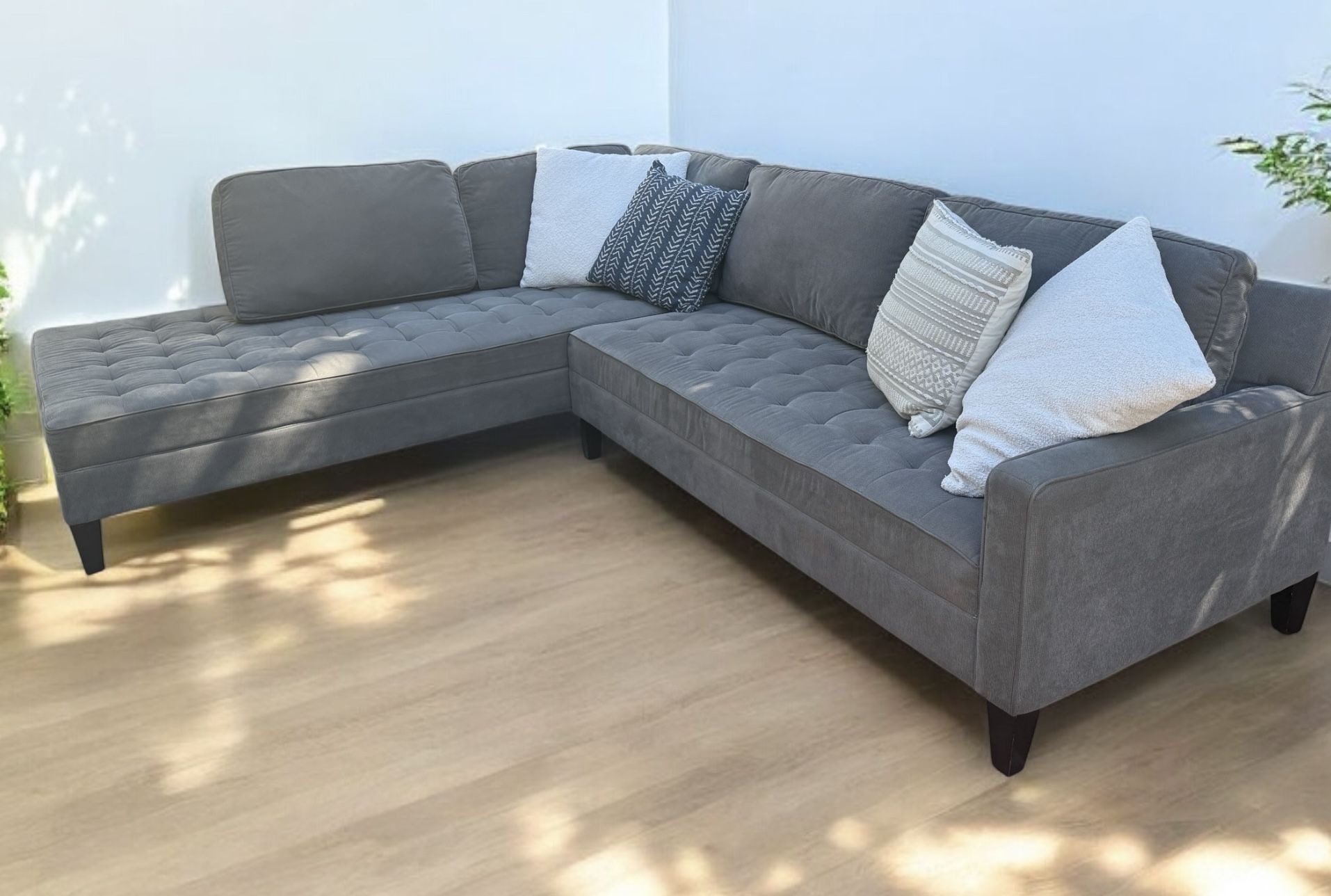 Gray Sectional Couch- Delivery