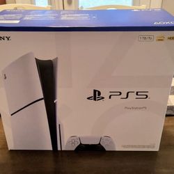 New PS5 Disc Edition 1TB