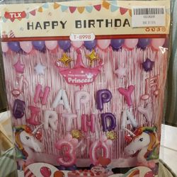 Unicorn Balloons Party Deco