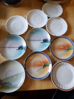 10 Decorative Tea and Salad Plates
