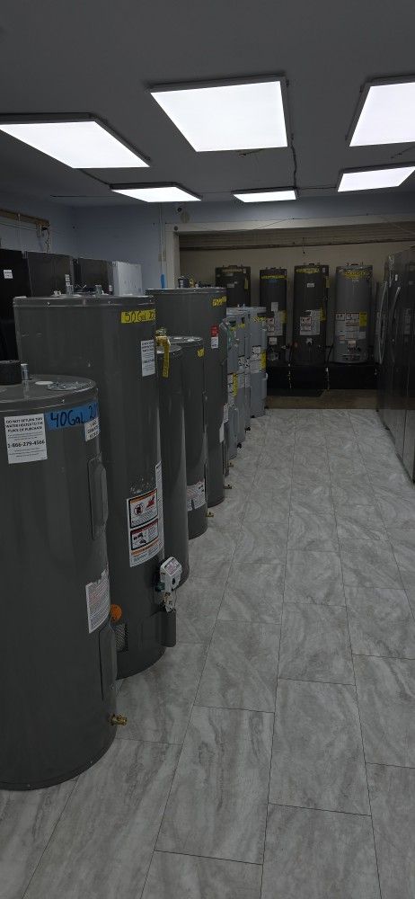 Water Heater Gas And Electric 1 Year Warranty Garantia Por Escrito $249 And Up 