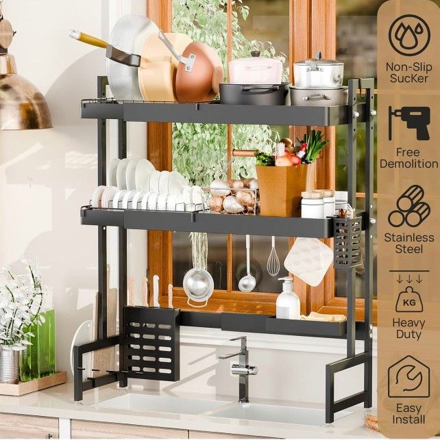 Over-the-Sink Dish Drainer