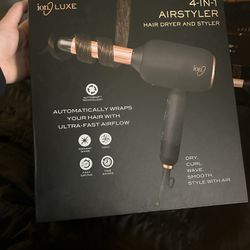 Ion Luxe 4 In 1 Airstyler  Hair Dryer And Styler 