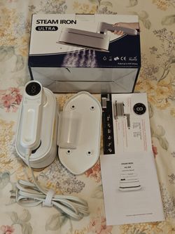 Moving sale! Travel Steam Iron, 1200W Handheld Travel Steamer for Clothes, Portable Mini Steam Iron 8 Modes Steam