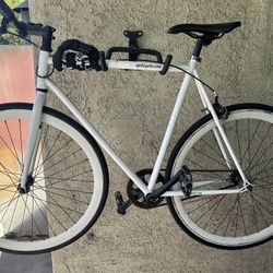 Fixie With Bike Lock