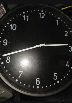 Working wall clock