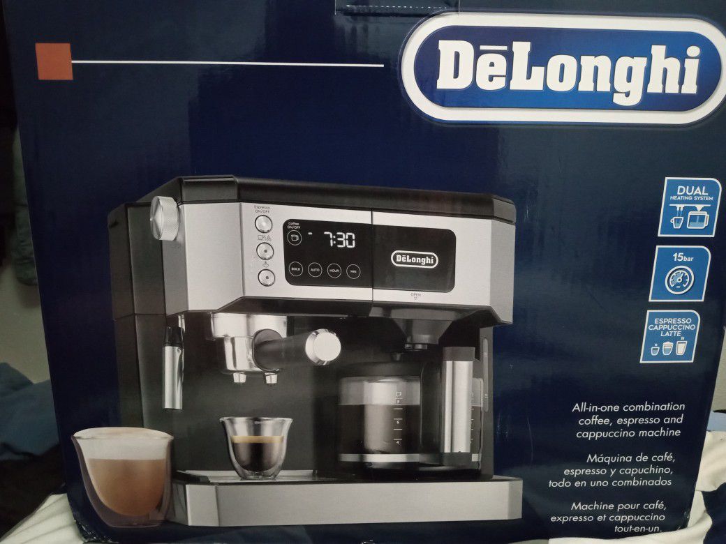 DeLonghi All-In-One Coffee Maker & Expresso Machine (New) - household items  - by owner - housewares sale - craigslist