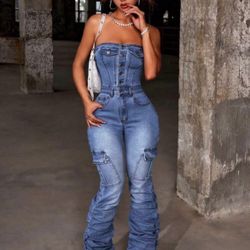 Denim Jumpsuit 