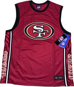 San Francisco 49ers Red Basketball Jersey Mens XL New Ultra Game Embroidered