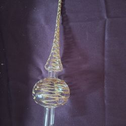 Vintage Blown Glass Tree Topper