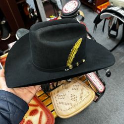 Stetson 100x El Presidente Texana Black Multiple Sizes 