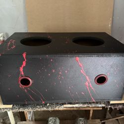 //All Brand New// 2..,8s Subwoofer Box Custom Built Box tuned 34 Hz