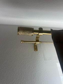x2 Azure Adjustable Double curtain rods