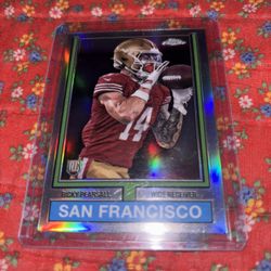 Rickey Pearshall Topps Chrome Refractor Rookie Football Card 