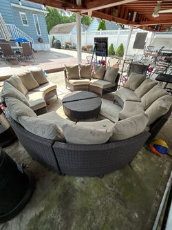 10 piece yard couch set