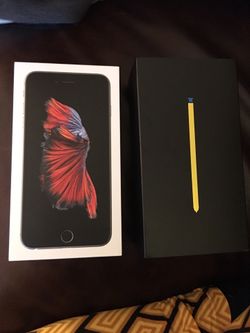 iPhone 6s+ and Samsung Note BOX ONLY