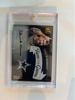 Panini 2022 Donruss Fans of the Game Chuck Norris FG-CN Autographs Auto