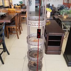 Beautiful Round Metal Shelf