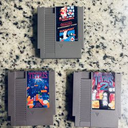 Tetris 1&2 & Super Mario/Duck Hunt For NES