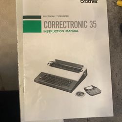 Brother Electronic Typewriter Manual  (AZ)