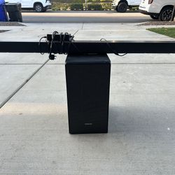 42” Samsung Sound Bar And Subwoofer