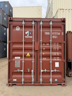 10FT HIGH CUBE SHIPPING CONTAINER – WIND & WATERTIGHT | HEAVY DUTY STORAGE SHED | CONEX BOX (REFURBISHED w/ SWING DOORS)