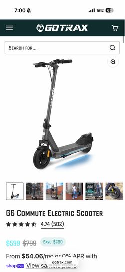Go Trax G6 Commute Electric Scooter