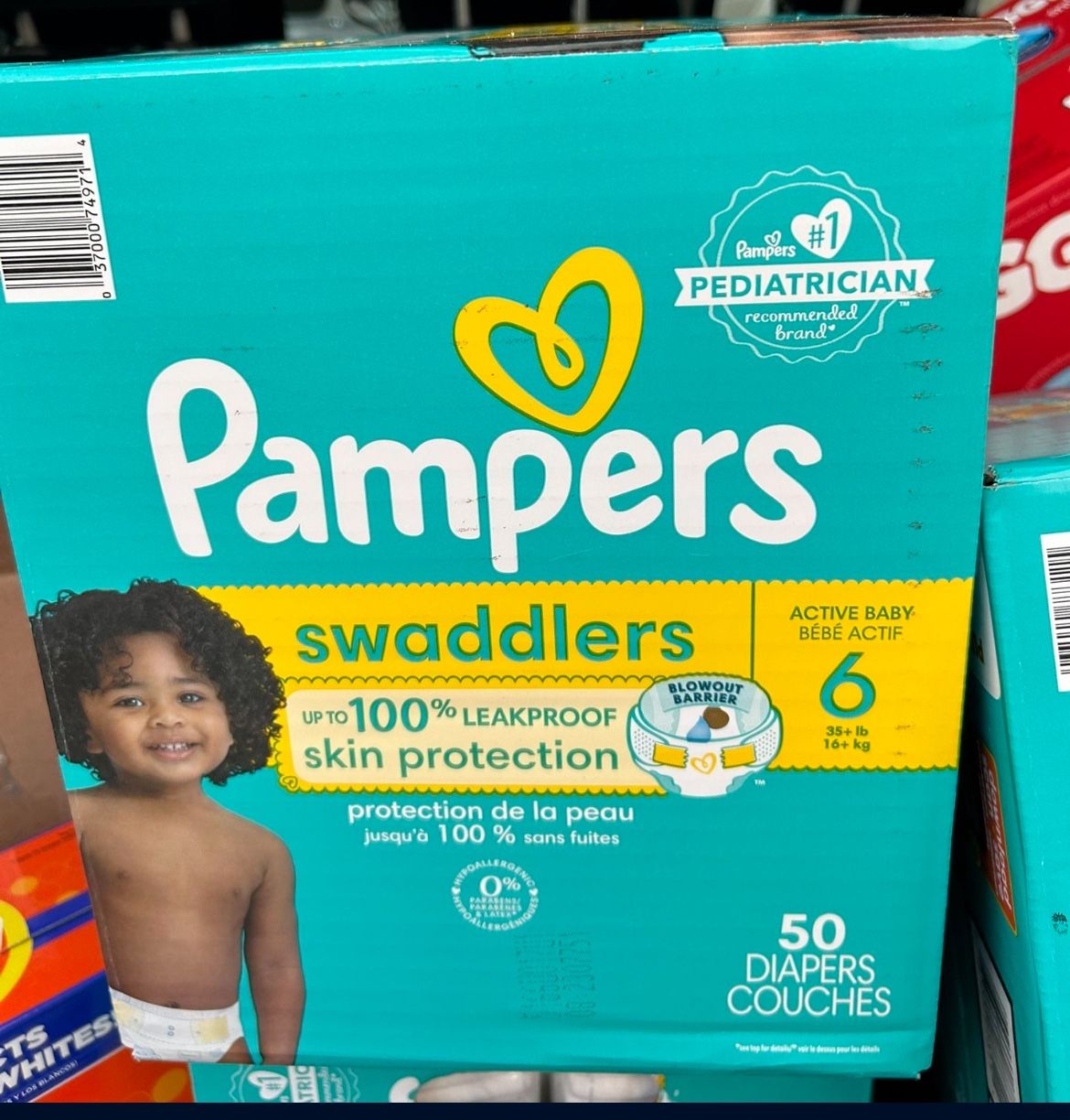 Pampers Size 6
