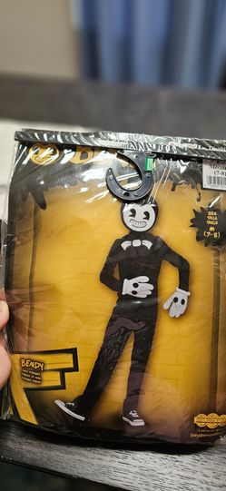 Child Bendy and the Ink Machine Kids Costume Size M (7-8)
