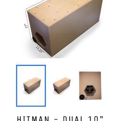 Hit Man Dual 10’s Speaker I’m Box And Ready To Go 