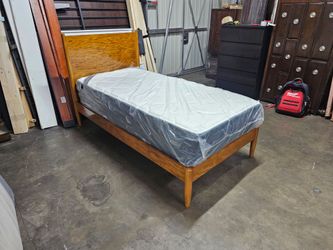 Twin XL bed and mattress