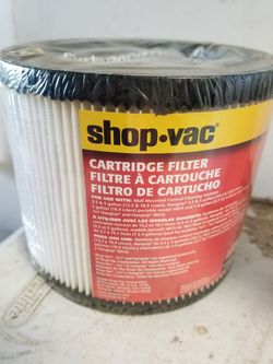 Shop vac filter