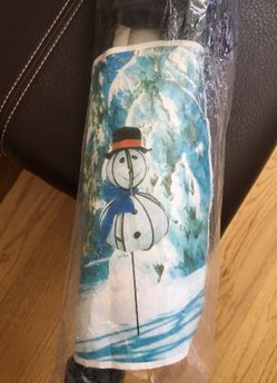 Outdoor snowman decoration