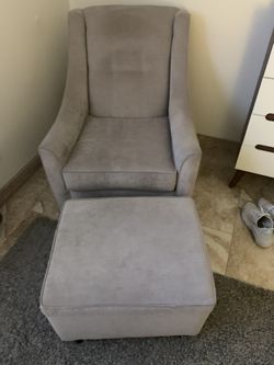 Chair / Nursery Rocker with Foot Rest