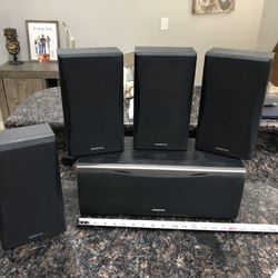 Onkyo 5 speaker SKC, SKB, SKM -550’s