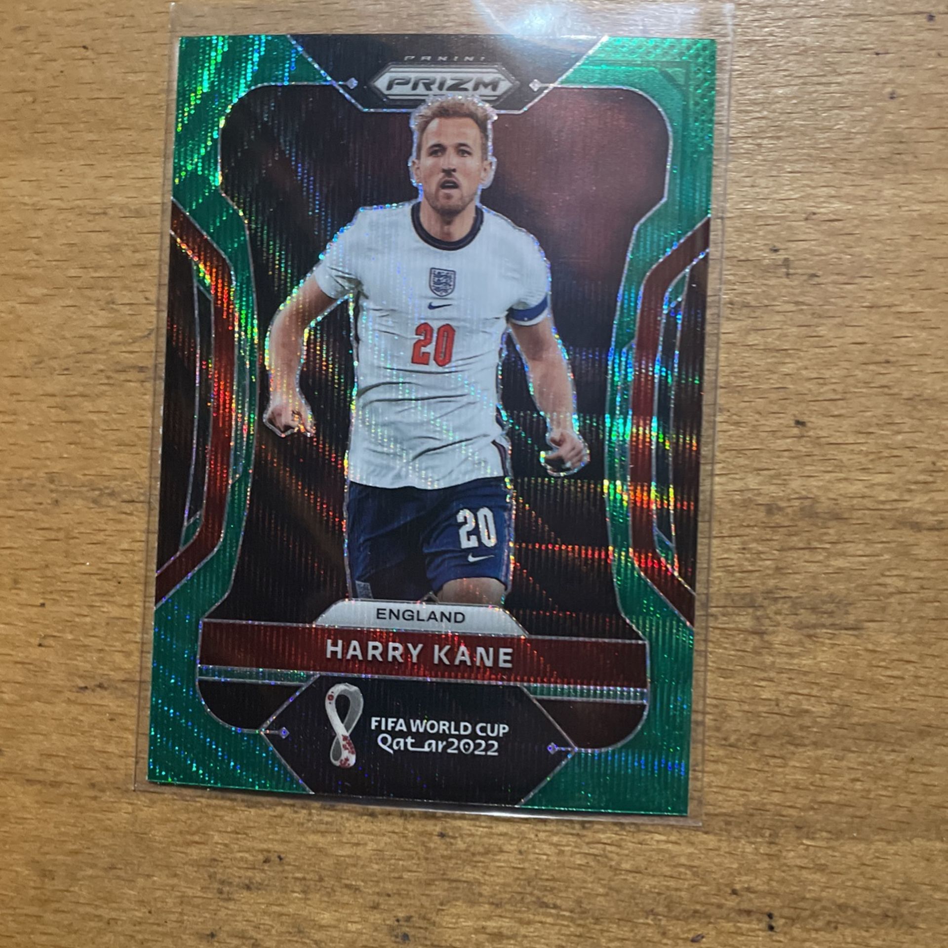 2022 PRIZM WORLD CUP HARRY KANE GREEN CARD