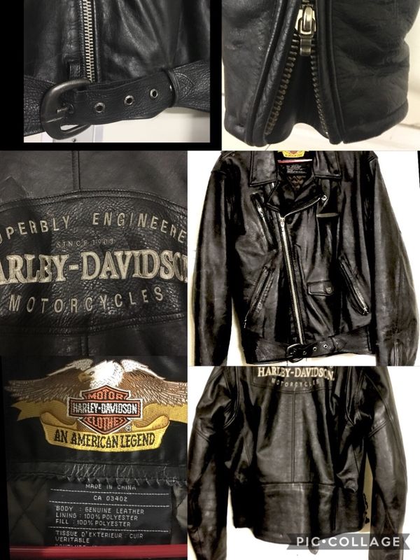 Vintage Harley Leather Moto Jacket Excellent Shape Paid 550 Universal For In San Tan Valley Az Offerup